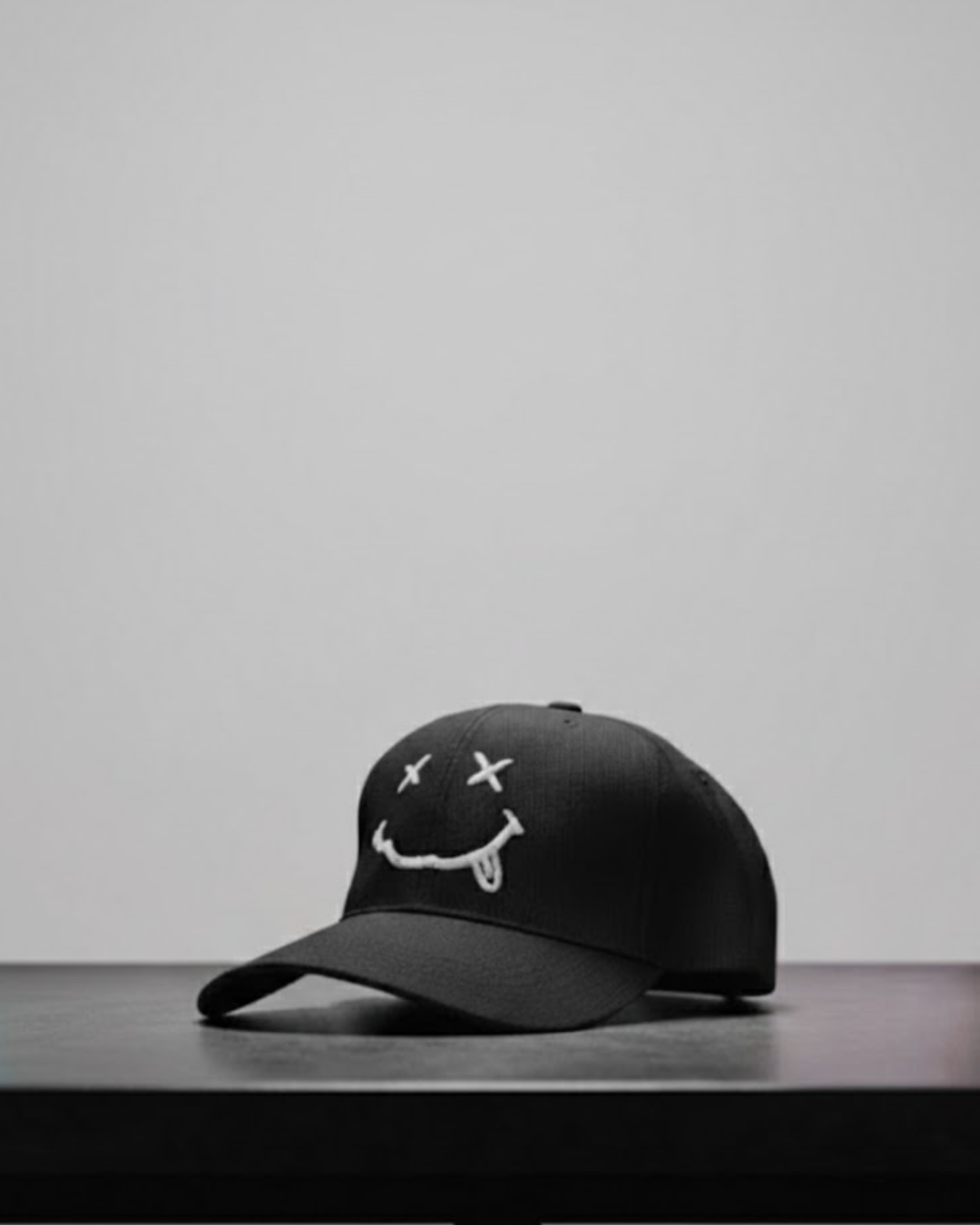 Funky Smiley p-cap - Black